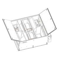 Rotary commercial AHU - Centralized air handling units - Series Vents AirVENTS RP