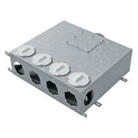 Radial ductwork - Air distribution - Series Vents Metal distribution boxes 90 mm