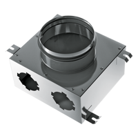 Radial ductwork - Air distribution - Series Vents Metal distribution boxes 63 mm