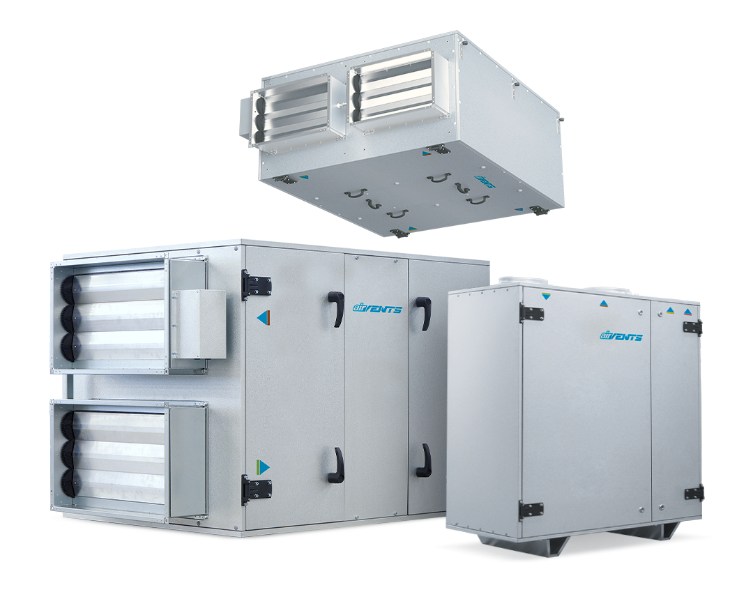 Rotary commercial AHU - Centralized air handling units - AirVents rotary commercial AHUs - description
