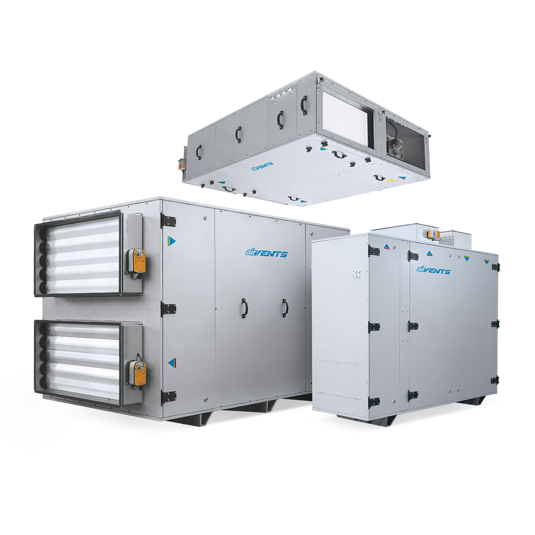 Counterflow commercial AHU - Centralized air handling units - AirVents counterflow commercial AHUs - description