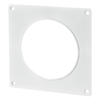 Plastic ductwork - Air distribution - Series Vents Wall plate for round ducts